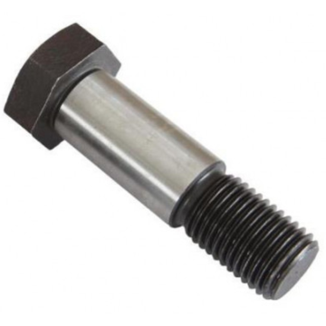 Fitted screw with a hexagonal head and long thread