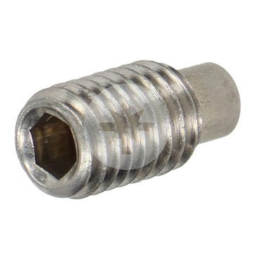 Hex socket set screw with dog point