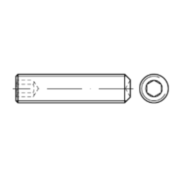 Fine-thread countersunk set screws