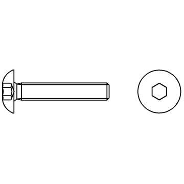 Hex socket button head screw / 10.9 class