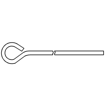 Fastening bar with eyelet