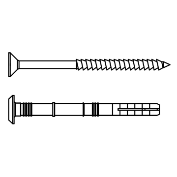 Nail plug with mushroom head Collar Easy Fix