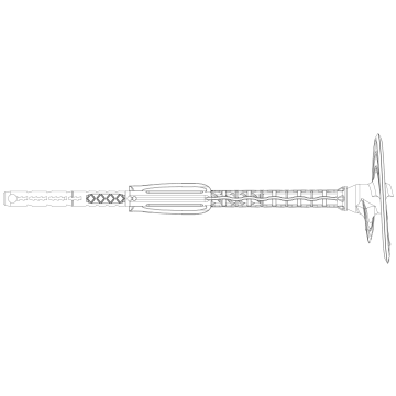 ISOFIX SV2 10/30 cutting-edge connector for mounting thermal insulation