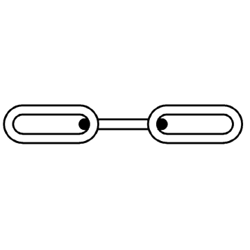 Steel chain, D2 type 