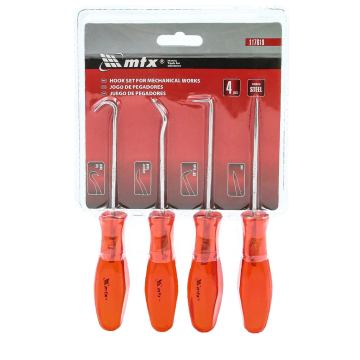 Set of hooks, precision hooks with handle, 4 pcs