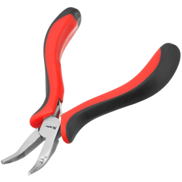 Mini curved nickel-plated pliers